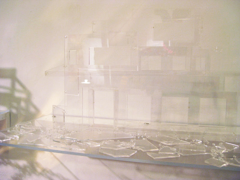 Glass House wall scupture